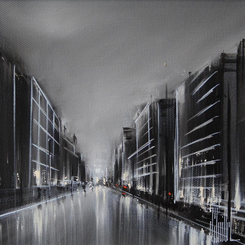 Painting Rue piétonne by Guillet Jerome | Painting Figurative Acrylic Urban
