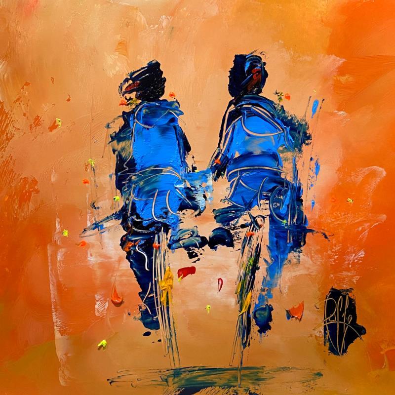 Painting Orange by Raffin Christian | Painting Figurative Oil Life style
