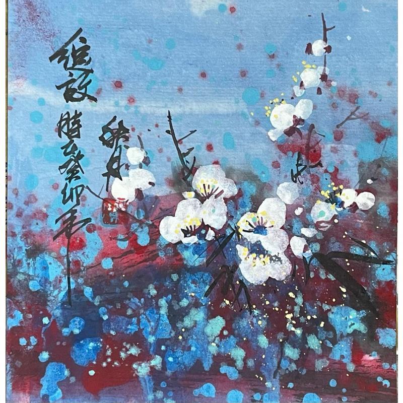 Painting Blooming by Yu Huan Huan | Painting Figurative Ink