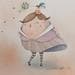 Painting Little princesse by Masukawa Masako | Painting Naive art Life style Watercolor
