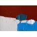 Painting Vers ton chemin 2 by Hirson Sandrine  | Painting Abstract Landscapes Nature Minimalist Oil