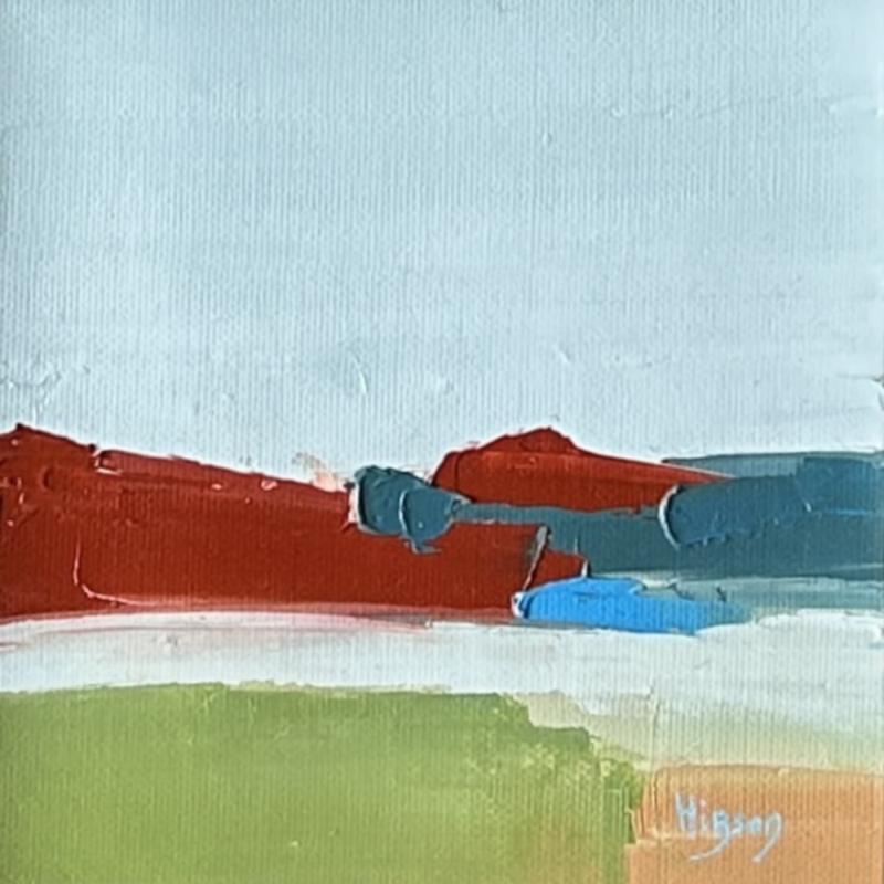 Gemälde Si calme 1 von Hirson Sandrine  | Gemälde Abstrakt Öl