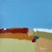Gemälde Subtil 3 von Hirson Sandrine  | Gemälde Abstrakt Landschaften Natur Minimalistisch Öl