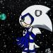 Gemälde Sonic mission spatiale von Elly | Gemälde Pop-Art Pop-Ikonen Acryl Posca