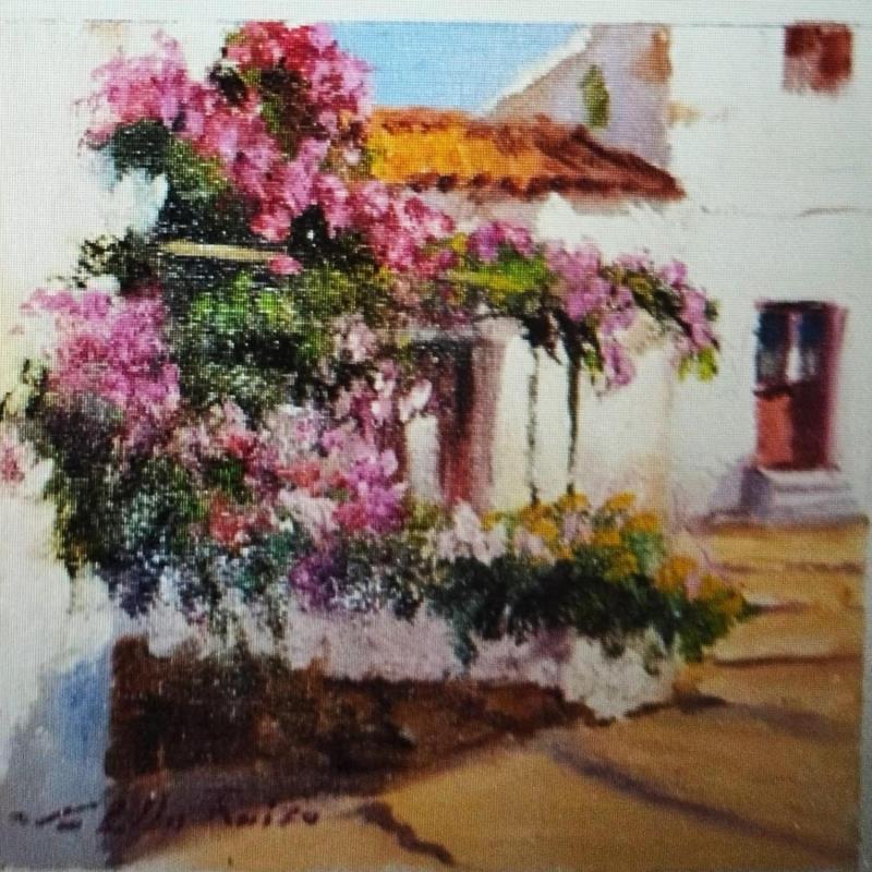 Painting Alpujarras by Cabello Ruiz Jose | Painting Figurative Oil Architecture