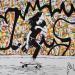 Painting SKATER GIRL by Di Vicino Gaudio Alessandro | Painting Street art Mode Sport Life style Acrylic