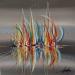 Painting Les voiles flamboyantes by Fonteyne David | Painting Figurative Acrylic