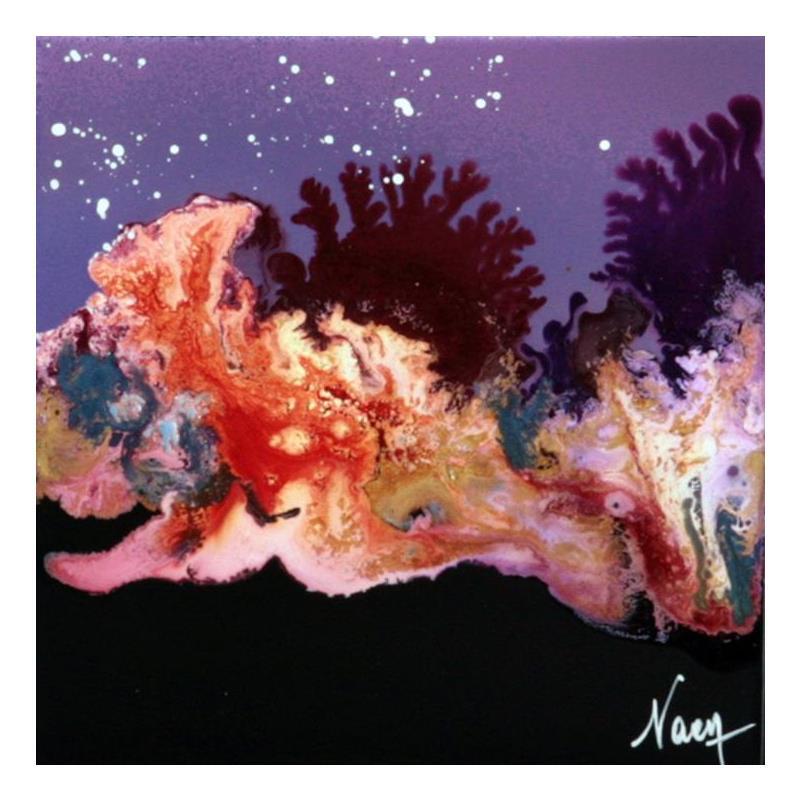 Painting C2648 by Naen | Painting Abstract Acrylic Ink