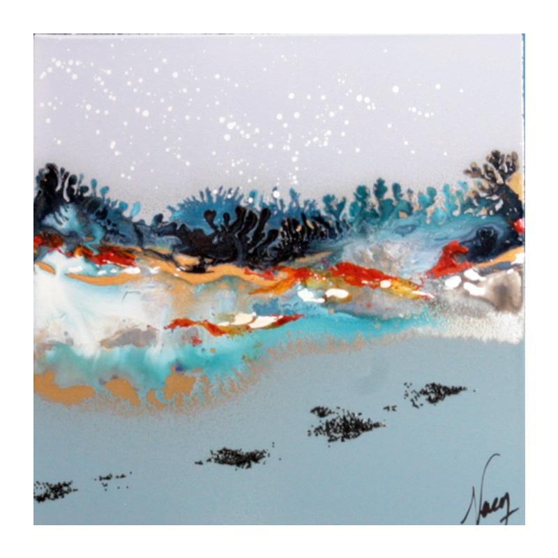Painting C2612 by Naen | Painting Abstract Acrylic Ink