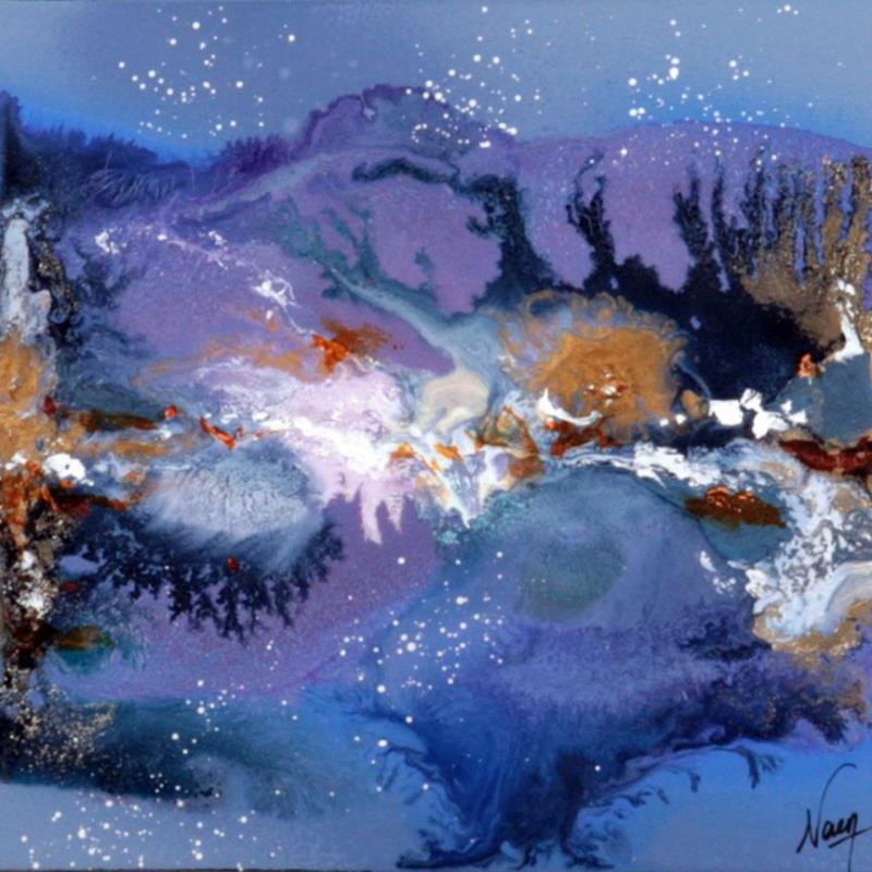Painting C2576 by Naen | Painting Abstract Acrylic Ink