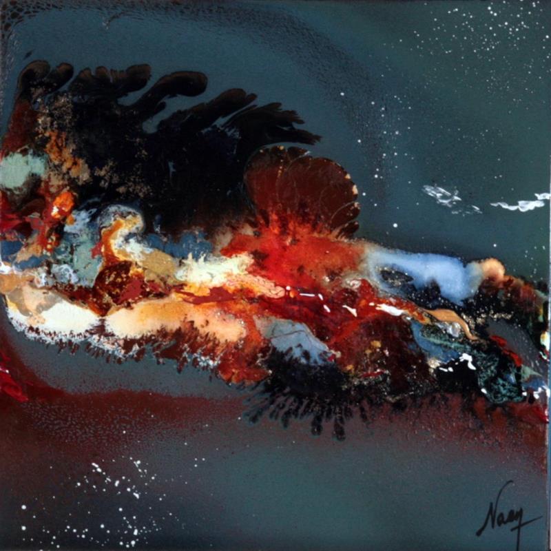 Painting C2645 by Naen | Painting Abstract Acrylic Ink