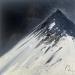 Painting Now_here by Rey Julien | Painting Figurative Landscapes Nature Black & White Gold leaf Lacquer