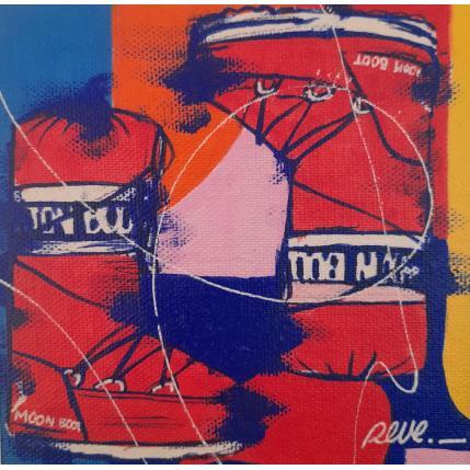 Painting Moon boot by Revel | Painting Pop-art Acrylic, Posca