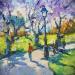 Gemälde Un paseo primaveral von Jmara Tatiana | Gemälde Figurativ Öl