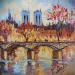 Painting Pont de Sully by Jmara Tatiana | Painting Figurative Oil
