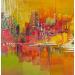 Painting Reflets d'or by Levesque Emmanuelle | Painting Oil