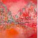 Painting Happy town by Levesque Emmanuelle | Painting Oil