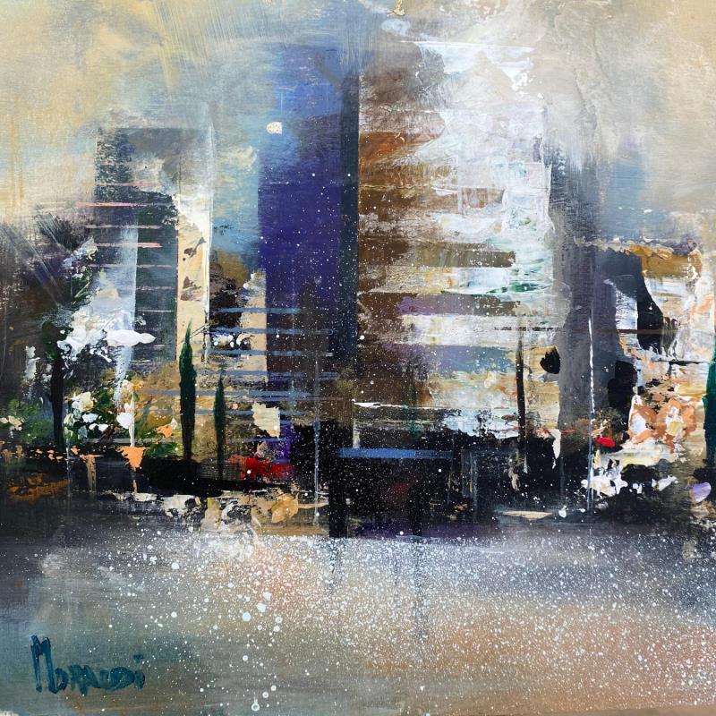 Painting Buildings by Moraldi | Painting Figurative Acrylic