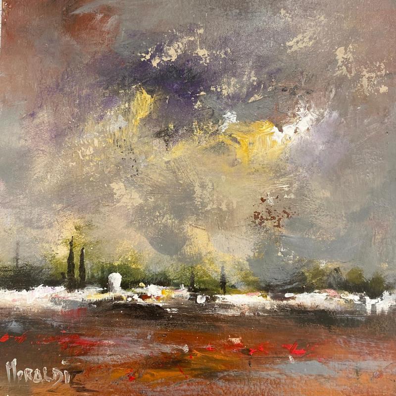 Painting Paysage rural II by Moraldi | Painting Figurative Acrylic