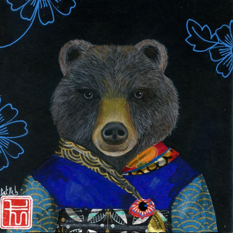 Painting Ursus by Rebeyre Catherine | Painting Naive art Acrylic