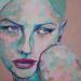 Painting Conversations silencieuses : « Dous’heure » by Coco | Painting Figurative Portrait Acrylic