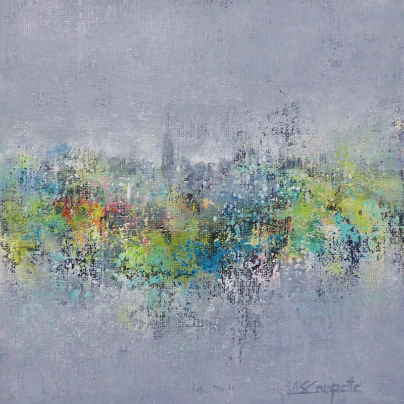 Painting Our City by Coupette Steffi | Painting Figurative Landscapes Urban Acrylic