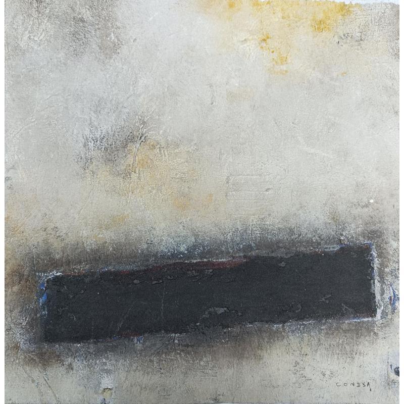 Painting S/T by Jiménez Conesa Francisco | Painting Abstract Acrylic, Charcoal Black & White, Minimalist