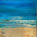 Gemälde Indian ocean von Dravet Brigitte | Gemälde Abstrakt Landschaften Acryl