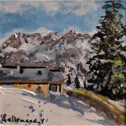 Painting Gîte d'alpage en Belledonne by Lallemand Yves | Painting Figurative Acrylic Urban