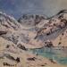 Painting Lac Blanc by Lallemand Yves | Painting Figurative Urban Acrylic