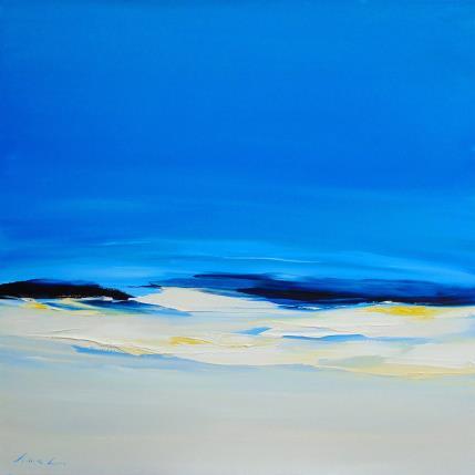 Peinture Les vents vagabonds par Guy Viviane  | Tableau Abstrait Huile Marine