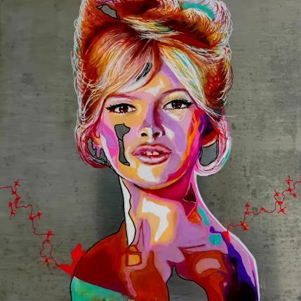 Painting BB by Medeya Lemdiya | Painting Pop-art Acrylic, Metal Pop icons