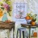 Peinture Cafés Launay  par Romanelli Karine | Tableau Figuratif Scènes de vie Natures mortes Acrylique Collage Posca Pastel
