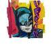 Gemälde Batman von Molla Nathalie  | Gemälde Pop-Art Pop-Ikonen Holz Acryl Posca