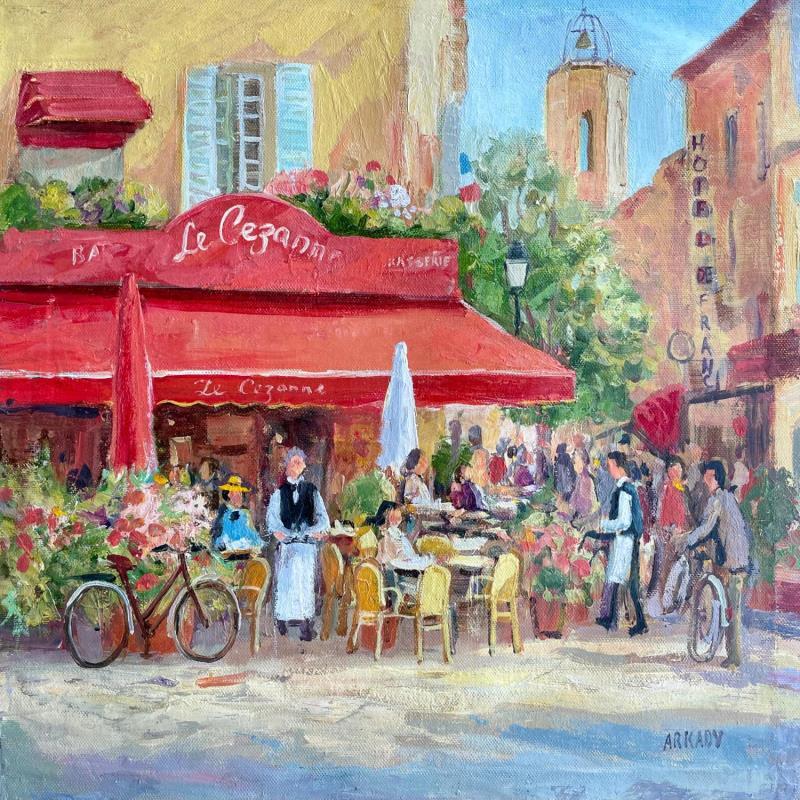 Peinture Le Cézanne par Arkady | Tableau Figuratif Huile