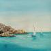 Painting Un bonheur partagé by Blandin Magali | Painting Figurative Landscapes Oil