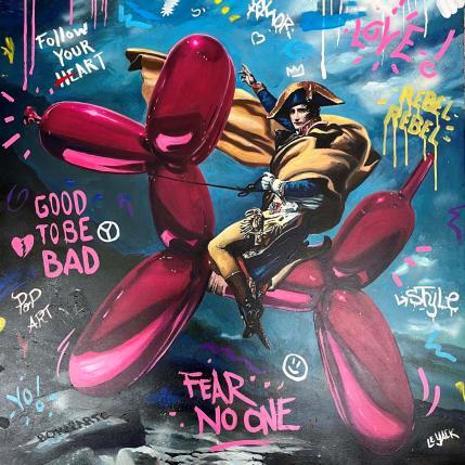 Peinture Napoleon Koons - Good to be Bad par Le Yack | Tableau Pop-art Graffiti Icones Pop