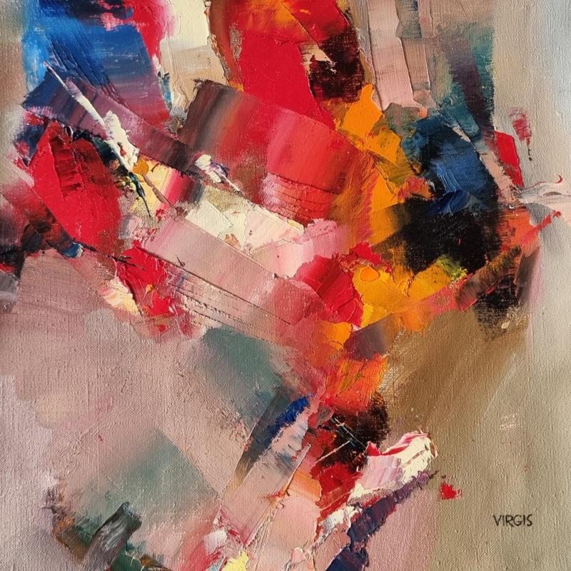 Painting On friday by Virgis | Painting Abstract Minimalist Oil