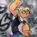 Peinture Popeye par Kedarone | Tableau Pop-art Icones Pop Graffiti Acrylique