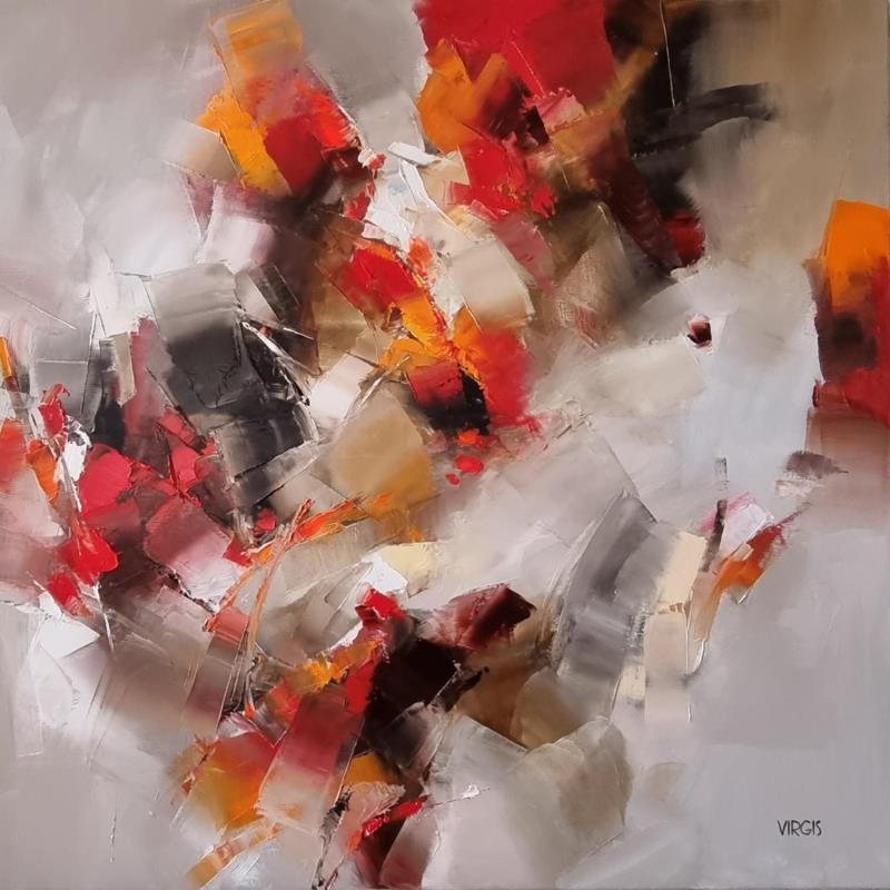 Painting The spring of our anxiety by Virgis | Painting Abstract Oil