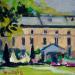 Painting Le chateau by Brooksby | Painting Figurative Oil
