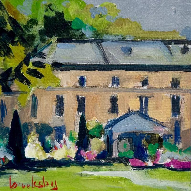 Painting Le chateau by Brooksby | Painting Figurative Oil