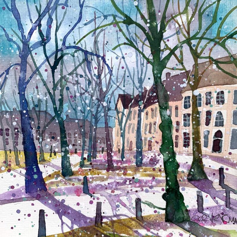 Painting NO.  2401  THE HAGUE  LANGE VOORHOUT SPRING by Thurnherr Edith | Painting Subject matter Watercolor Urban