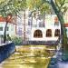 Painting NO.  2419 THE HAGUE  SMIDSWATER by Thurnherr Edith | Painting Subject matter Urban Watercolor