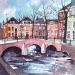 Painting NO.  2425  THE HAGUE  SMIDSWATER by Thurnherr Edith | Painting Subject matter Urban Watercolor