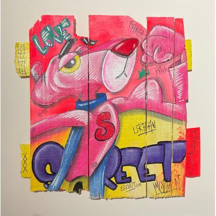 Peinture P. Pink par Molla Nathalie  | Tableau Pop-art Acrylique, Posca Icones Pop