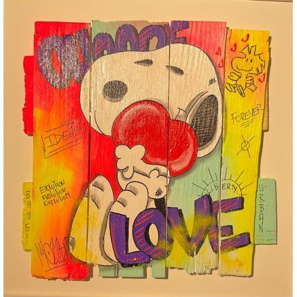 Peinture Choose love par Molla Nathalie  | Tableau Pop-art Acrylique, Posca Icones Pop