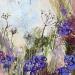 Gemälde Evanescence de printemps  von Bertre Flandrin Marie-Liesse | Gemälde Figurativ Landschaften Natur Acryl