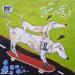 Gemälde Les meilleurs copains #5 von Colin Sylvie | Gemälde Art brut Tiere Acryl Collage Pastell