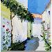Painting RUELLE FLEURIE by Tual Pierrick | Painting